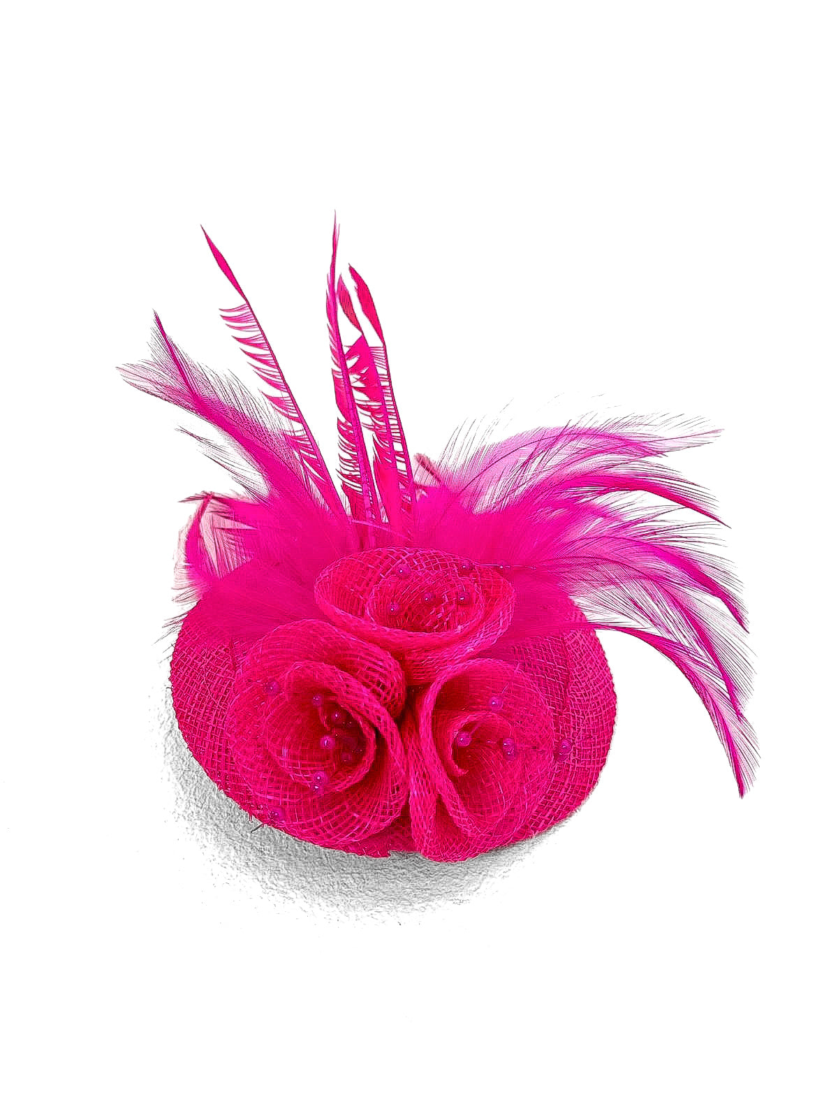 Mini Feather and Pearl Detail Fascinator