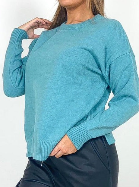 Loose Fit Round Neck Jumper