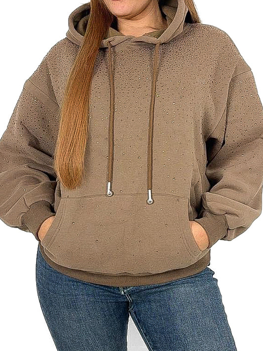 Ombre Scatter Diamante Hoodie