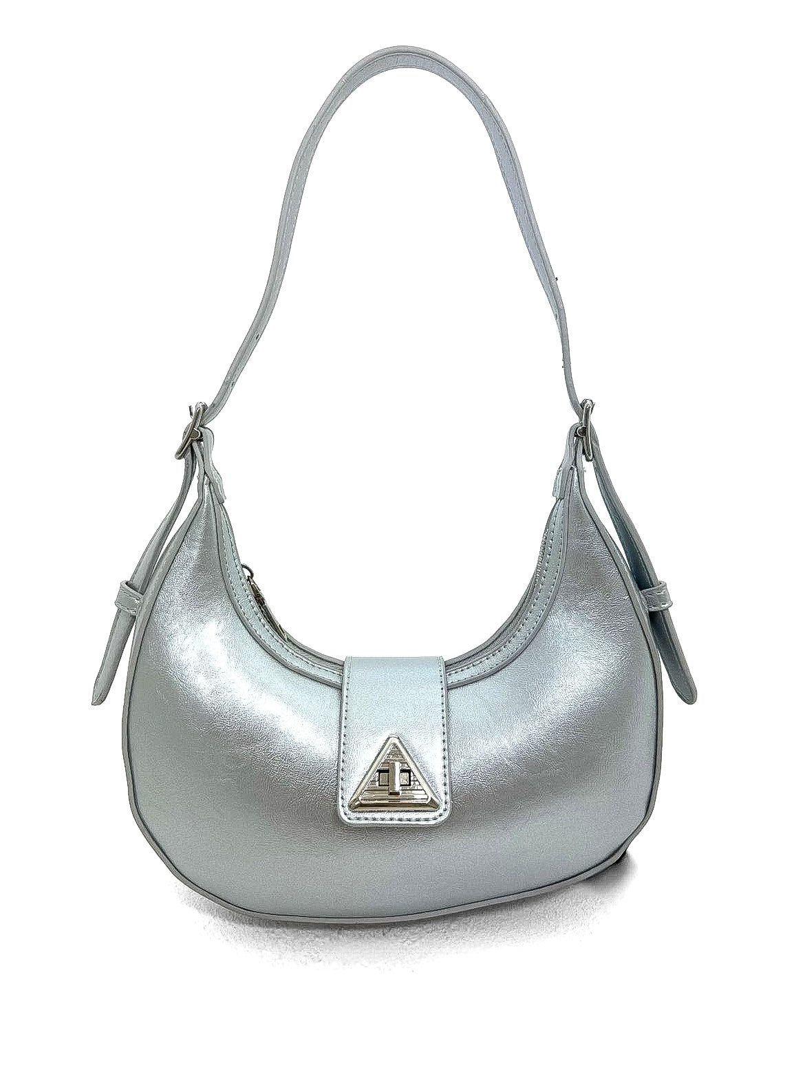 Metallic Moon Shaped Mini Bag