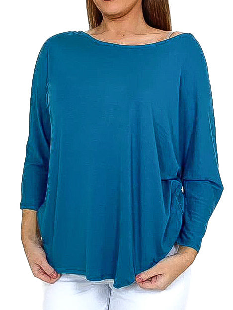 Jersey Batwing Top