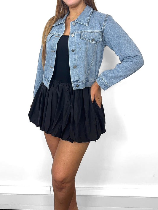 Scatter Diamante Denim Jacket