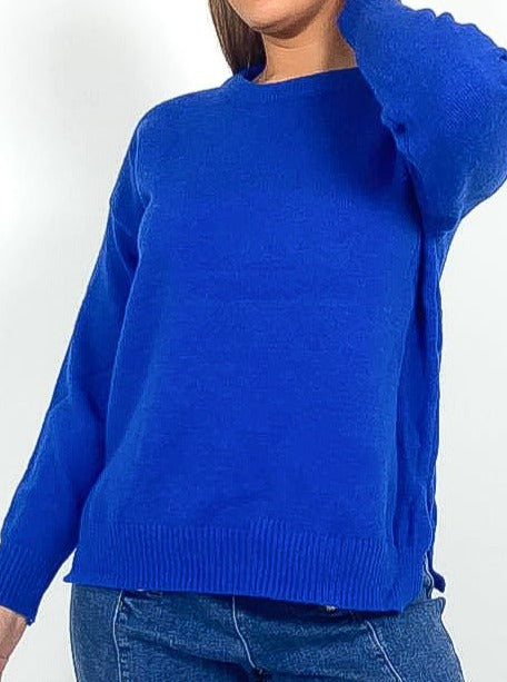 Loose Fit Round Neck Jumper