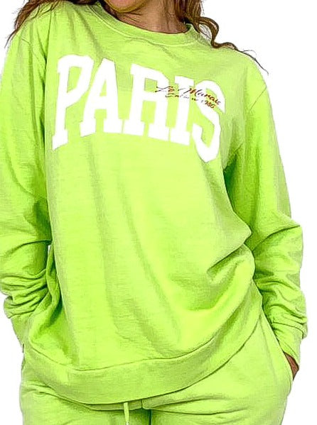 Washed Out "PARIS" Sweatshirt