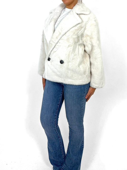 Loose Fit Faux Fur Jacket