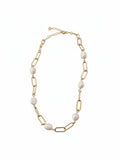 Pearl & Chain Necklace
