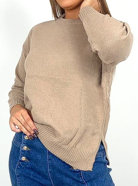 Loose Fit Round Neck Jumper