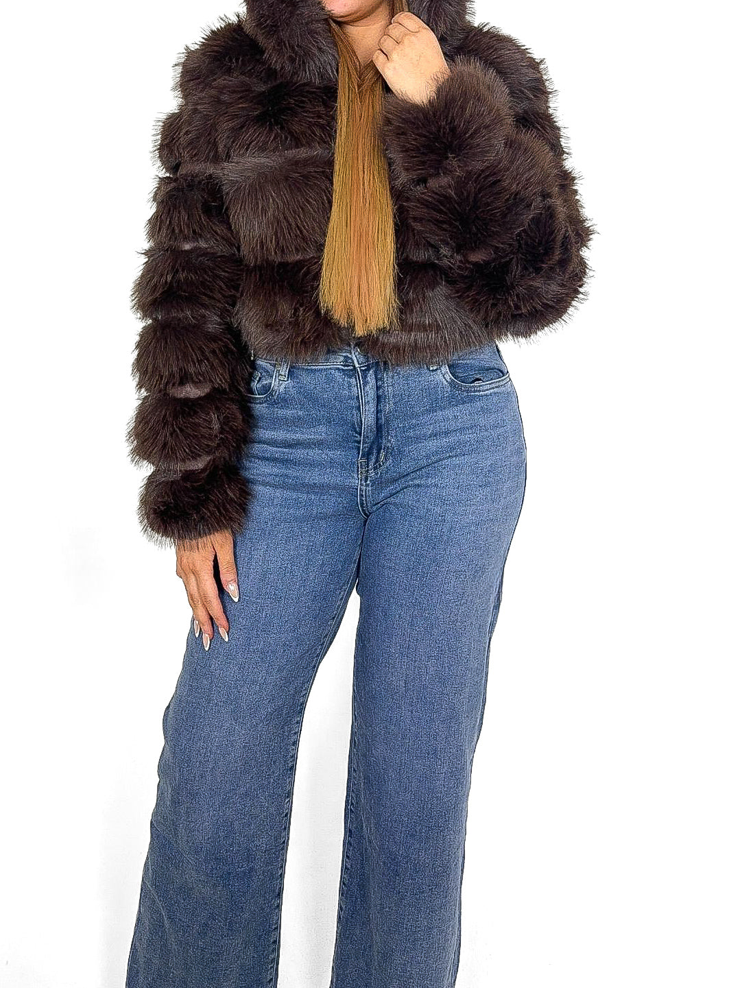 Premium Faux Fur Hooded Jacket