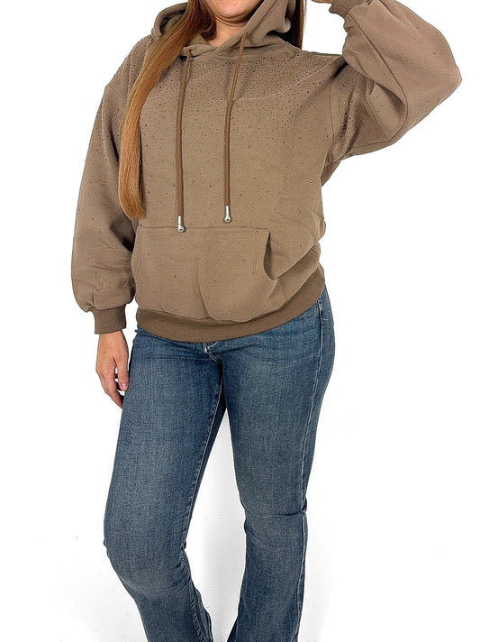 Ombre Scatter Diamante Hoodie