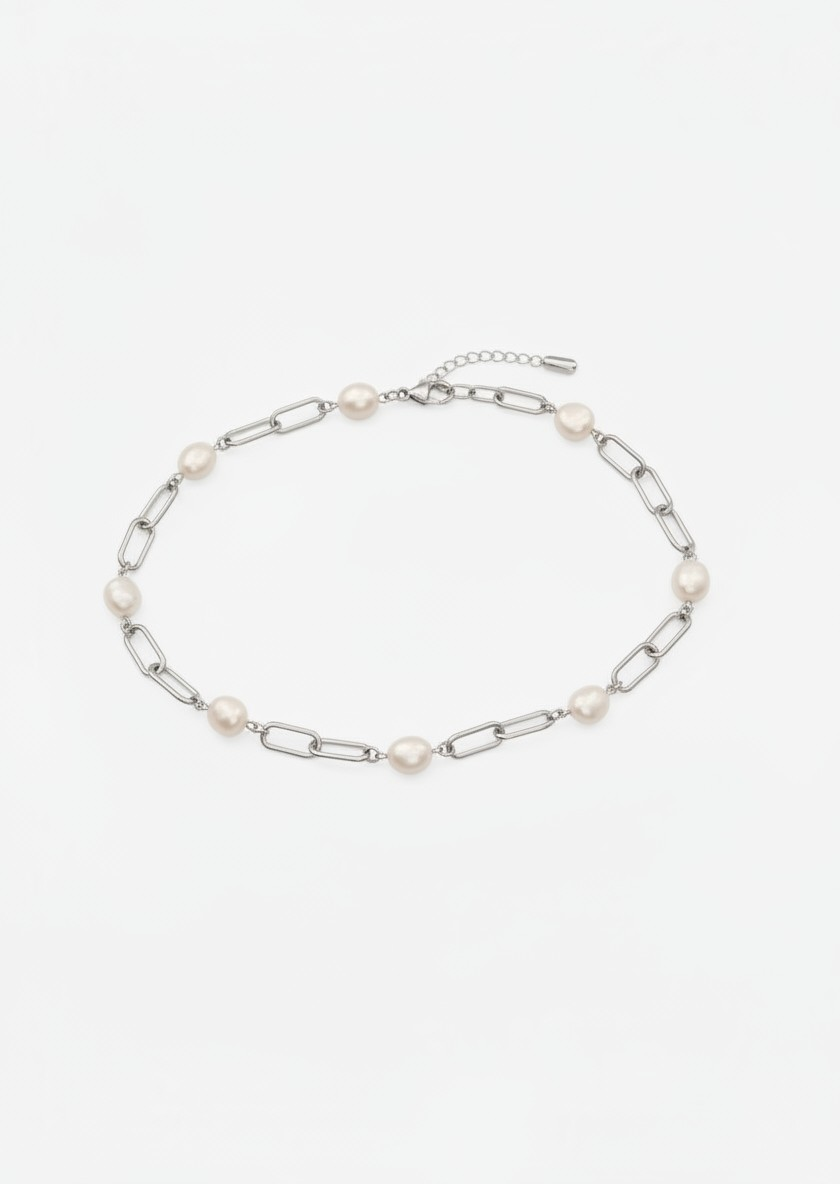 Pearl & Chain Necklace