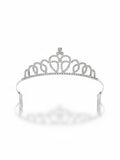 Swirl Diamante Tiara