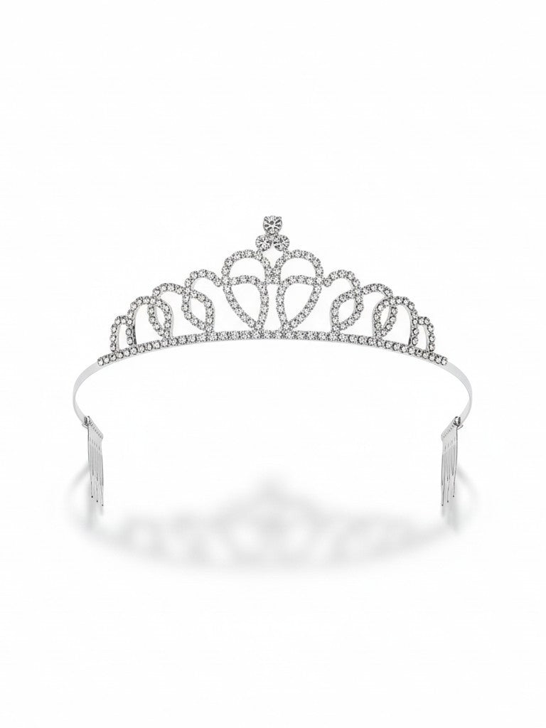 Swirl Diamante Tiara
