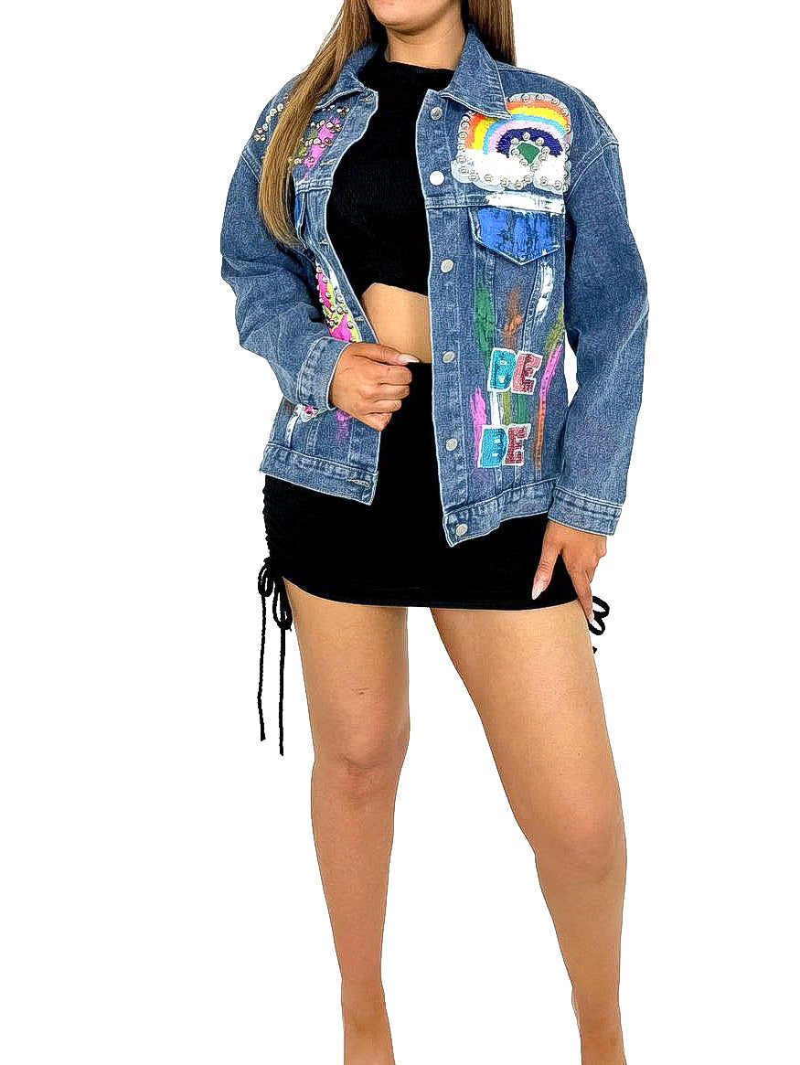 Embellished Denim Jacket