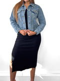 Chunky Diamante Denim Jacket