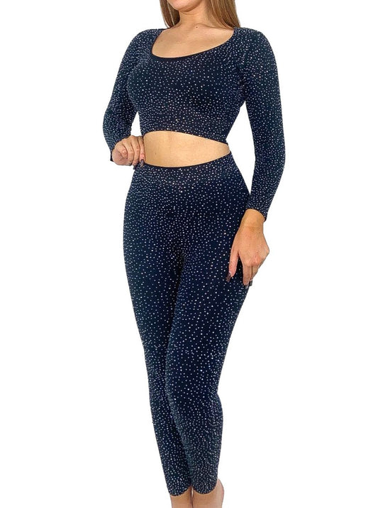 Diamante Scatter Seamless Co-Ord