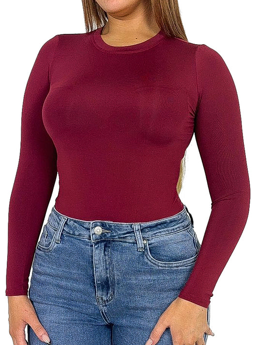 Long Sleeve Slinky Bodysuit