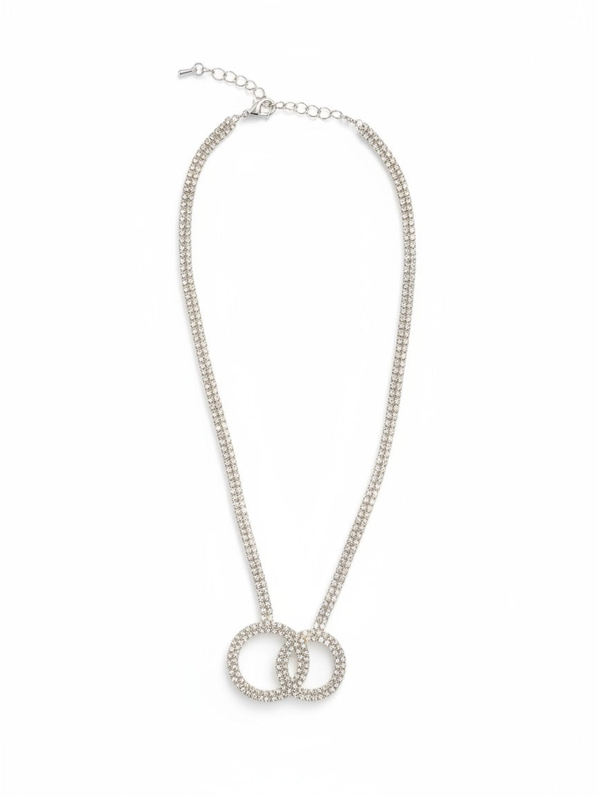 Double Ring Necklace Set