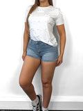 Turn Up denim Hot Pants