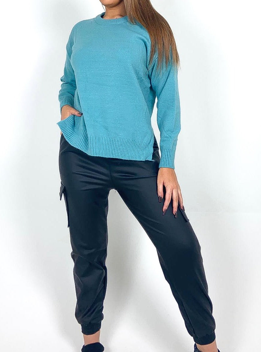 Loose Fit Round Neck Jumper