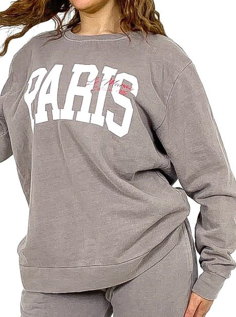 Washed Out "PARIS" Sweatshirt