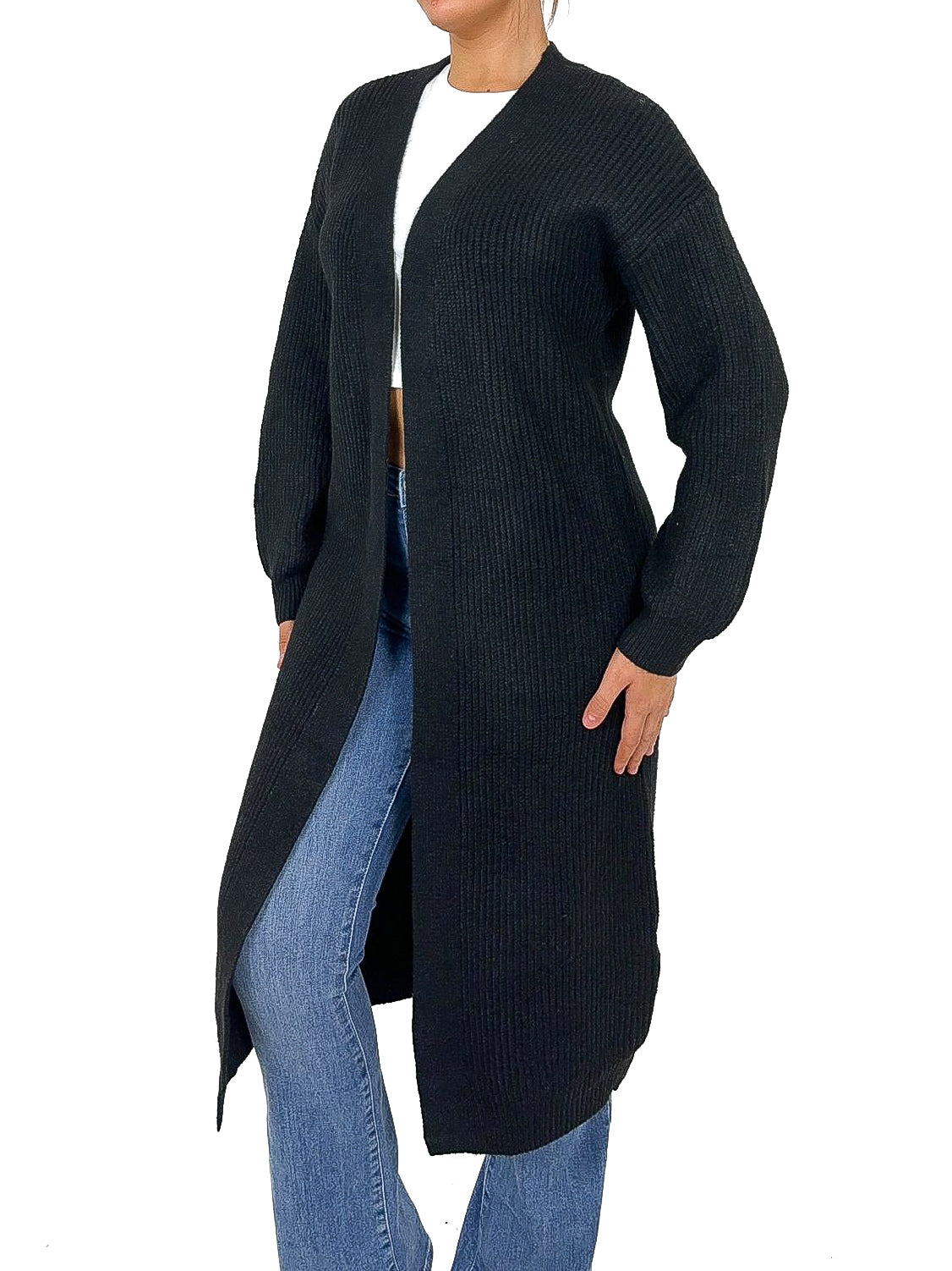 Chunky Knit Longline Cardigan