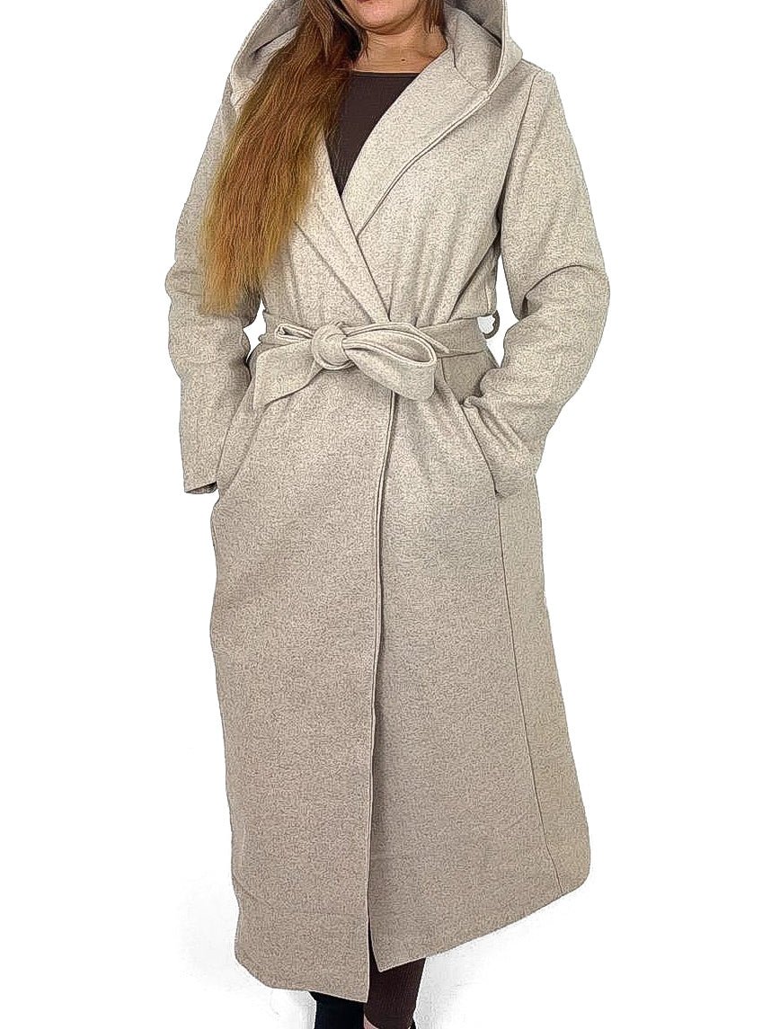 Hooded Felt Coat