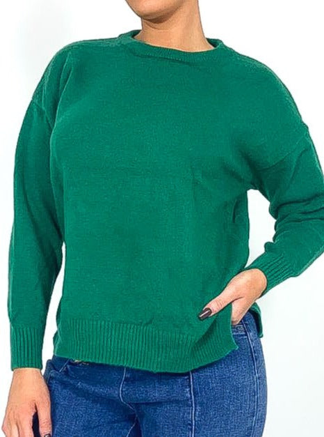 Loose Fit Round Neck Jumper