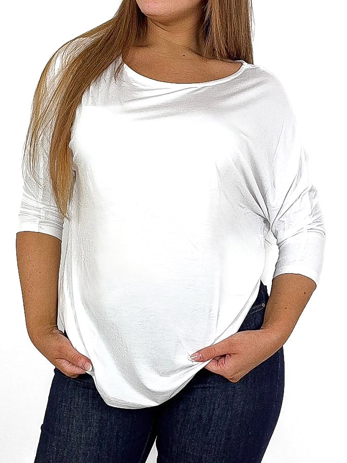 Jersey Batwing Top