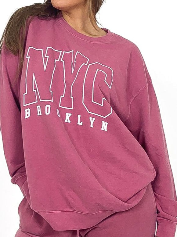 Washed Out "NYC" Sweatshirt