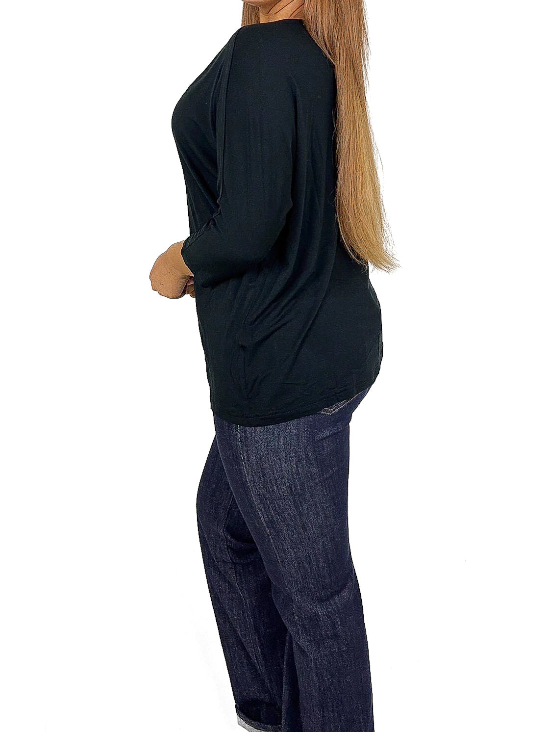 Jersey Batwing Top