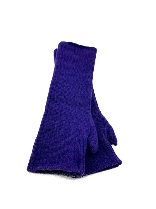 Rib Knitted Mittens