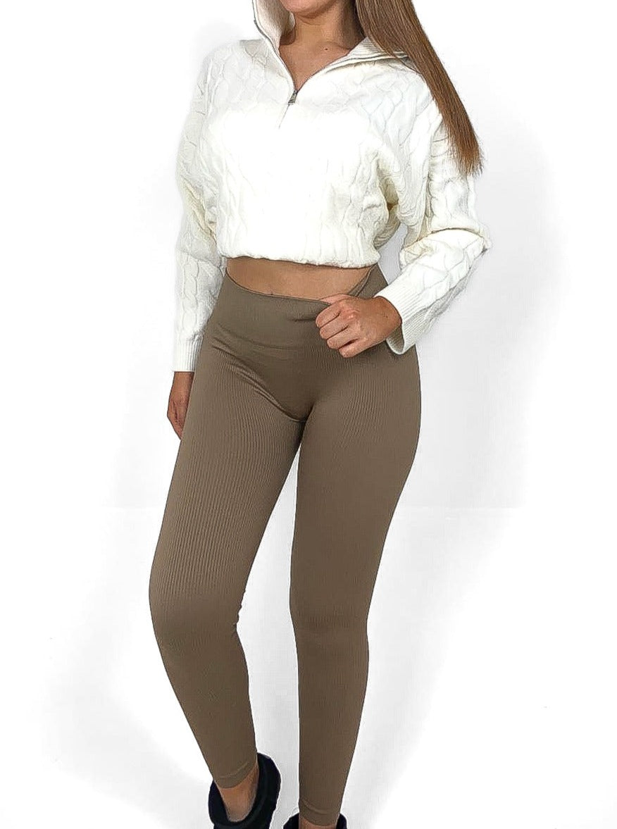 Seamless Ribbed Leggings