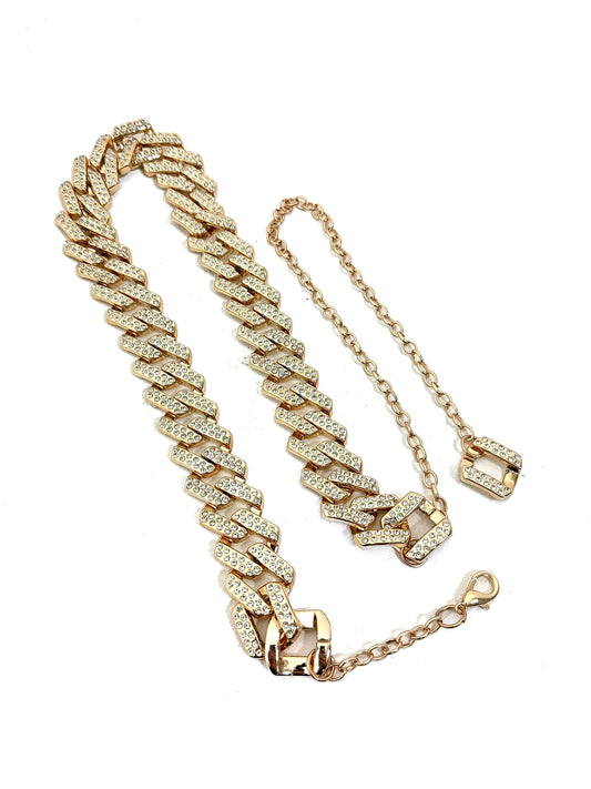 Diamante Chain Link Belt