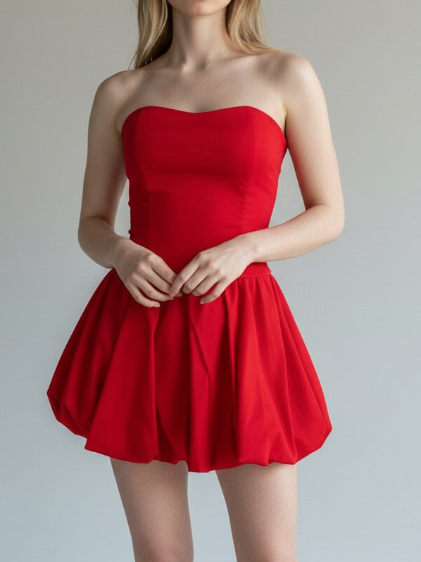 Puffball Tube Dress