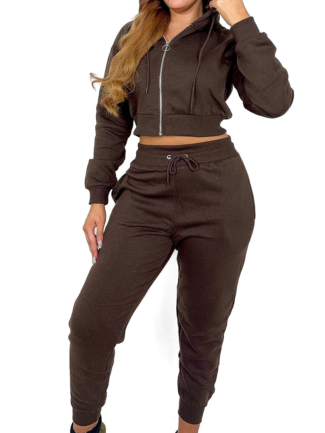 Cropped Hoody Tracksuit