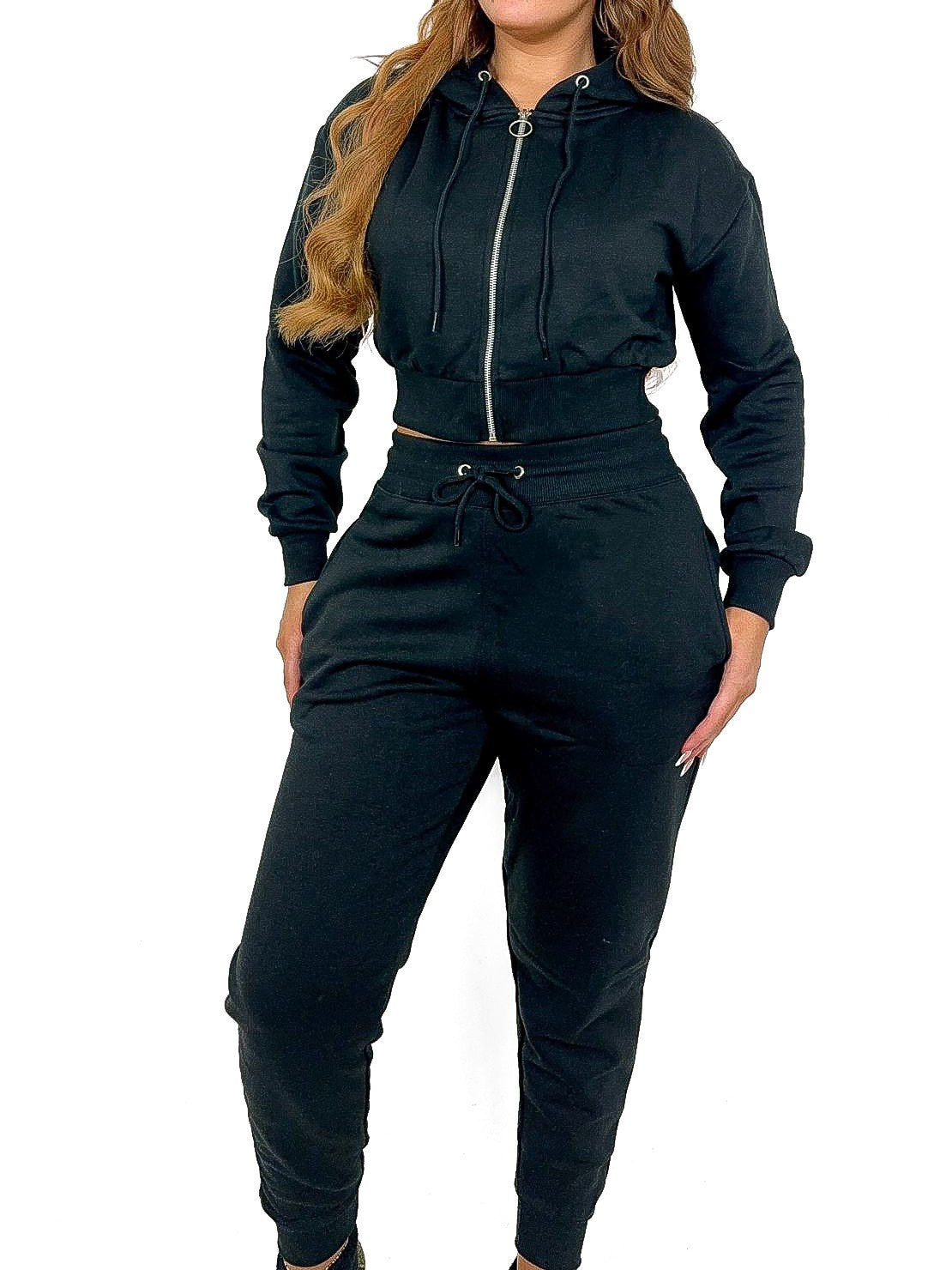 Cropped Hoody Tracksuit