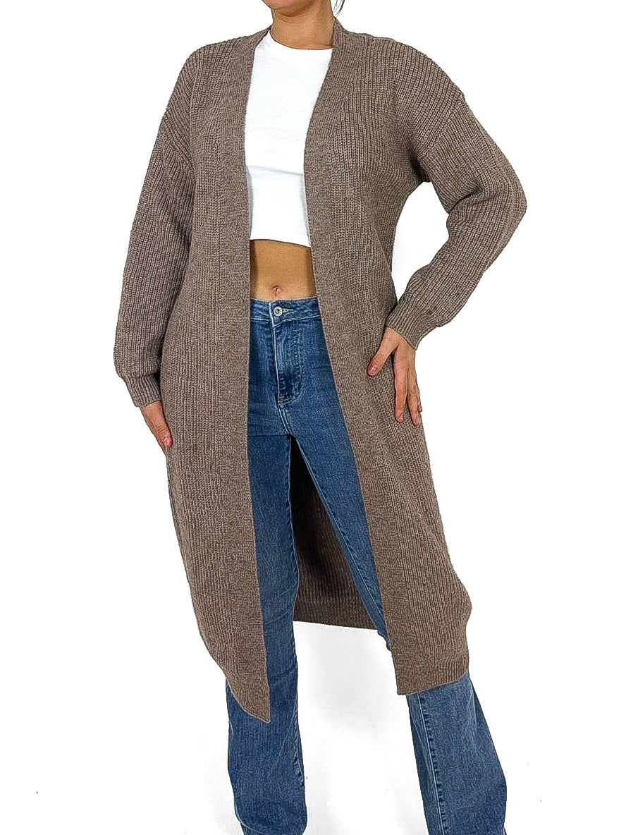 Chunky Knit Longline Cardigan