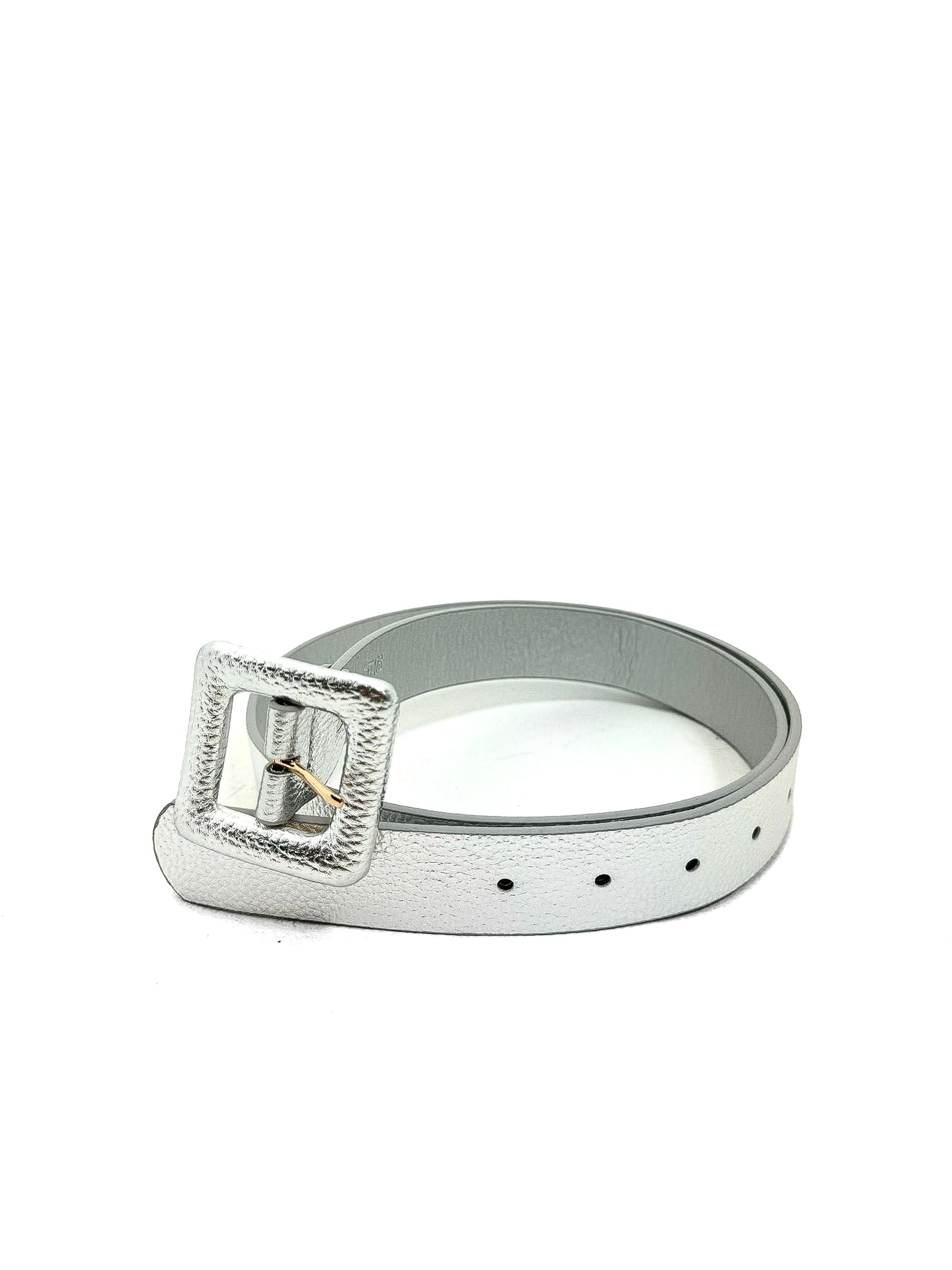 High Shine Metallic PU Belt