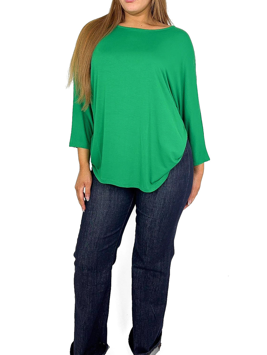 Jersey Batwing Top