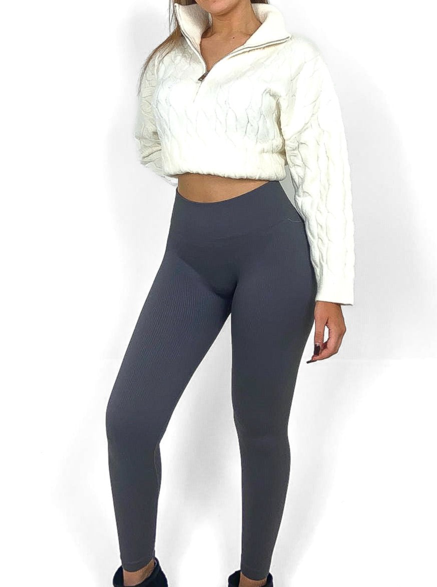 Seamless Ribbed Leggings