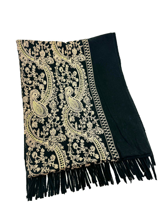 Paisley Embroidered Shawl