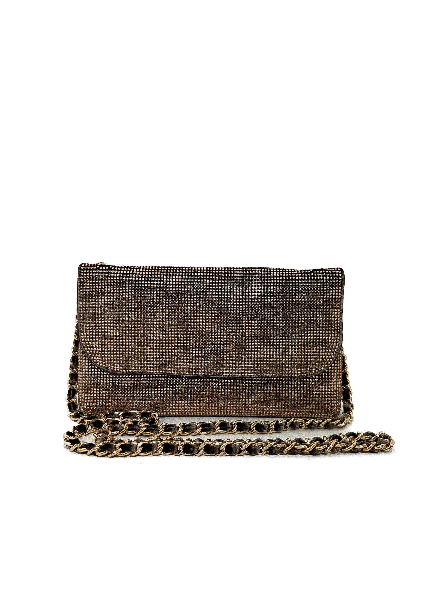 Mini Diamante Covered Shoulder Bag