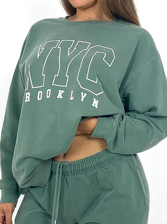 Washed Out "NYC" Sweatshirt