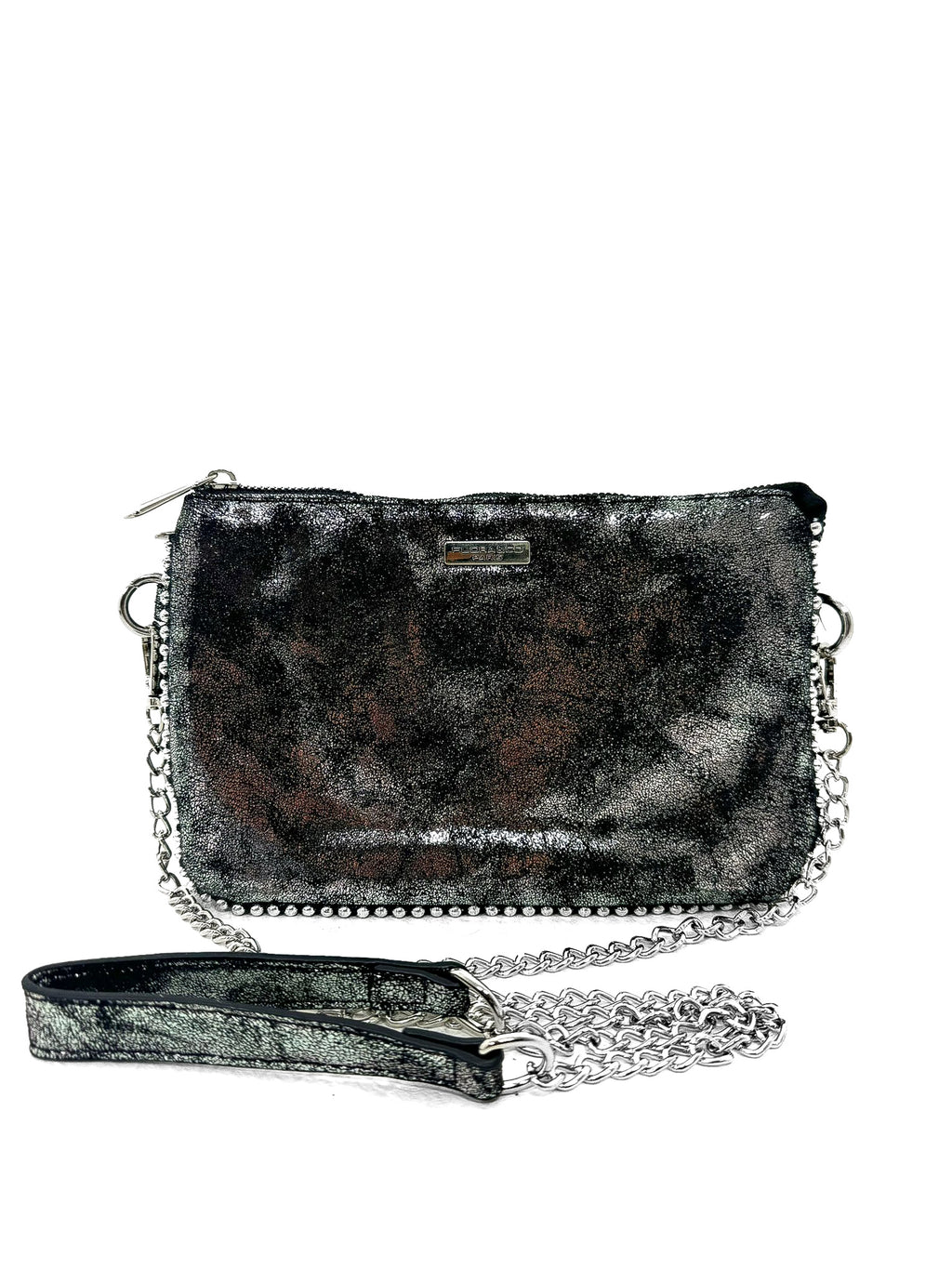 Metallic Suedette Shoulder bag