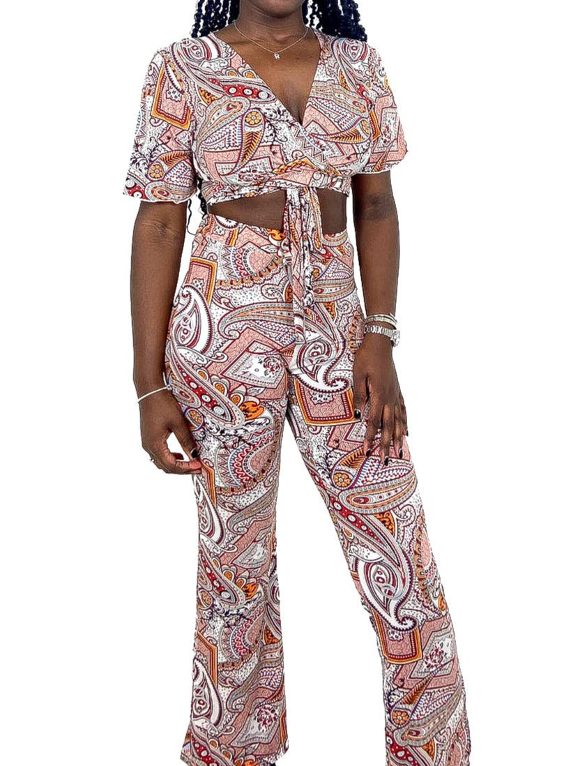 Paisley Print Slinky Co-Ord