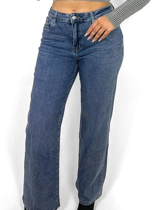 High Rise Wide Leg Jeans