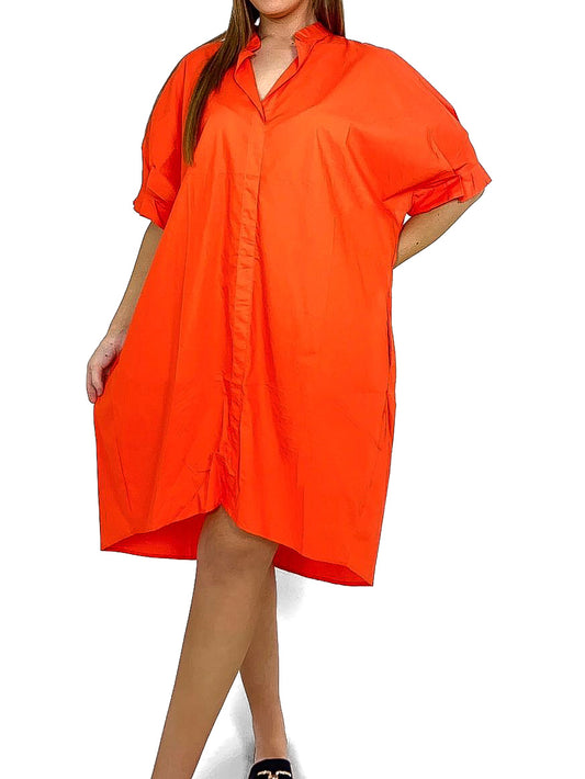 Oversized Shirt Dress