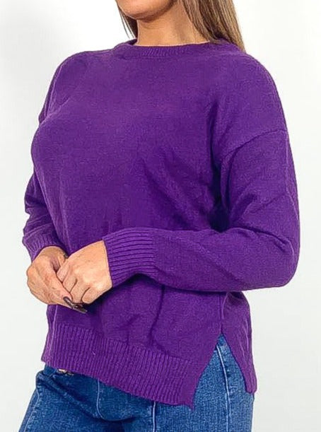 Loose Fit Round Neck Jumper