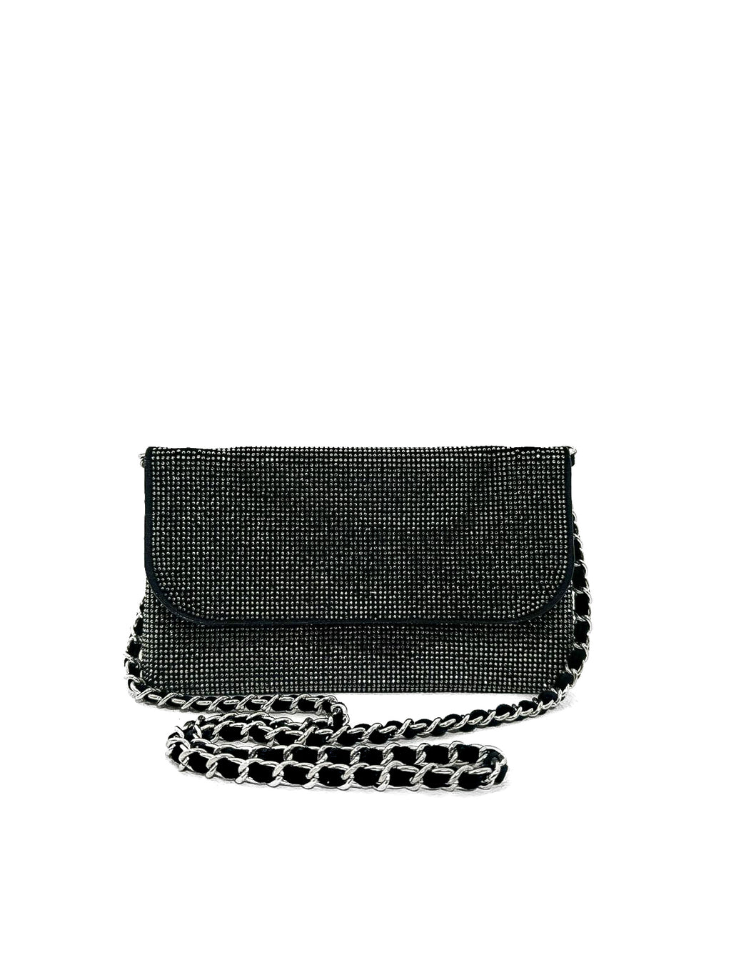 Mini Diamante Covered Shoulder Bag