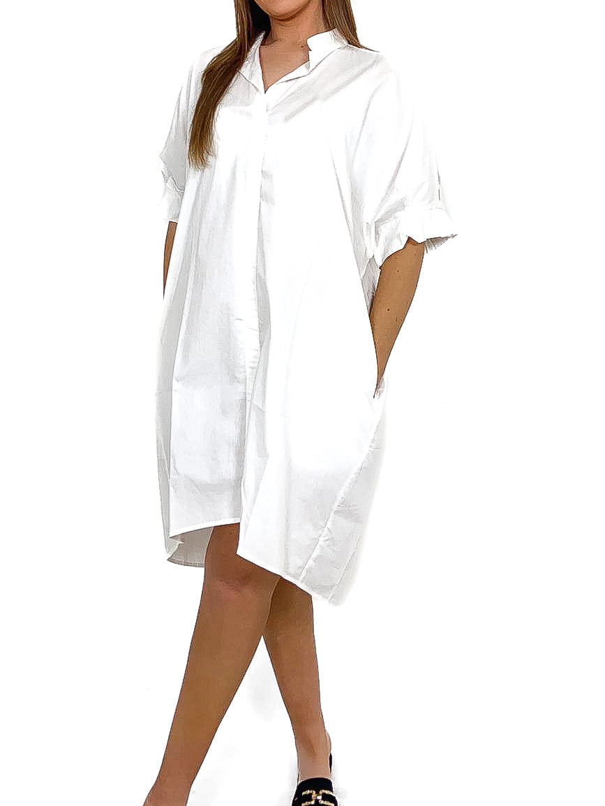 Oversized Shirt Dress